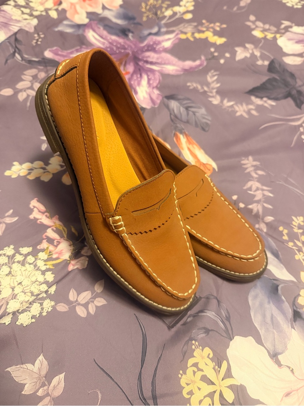 Sperry Tan Leather Loafers